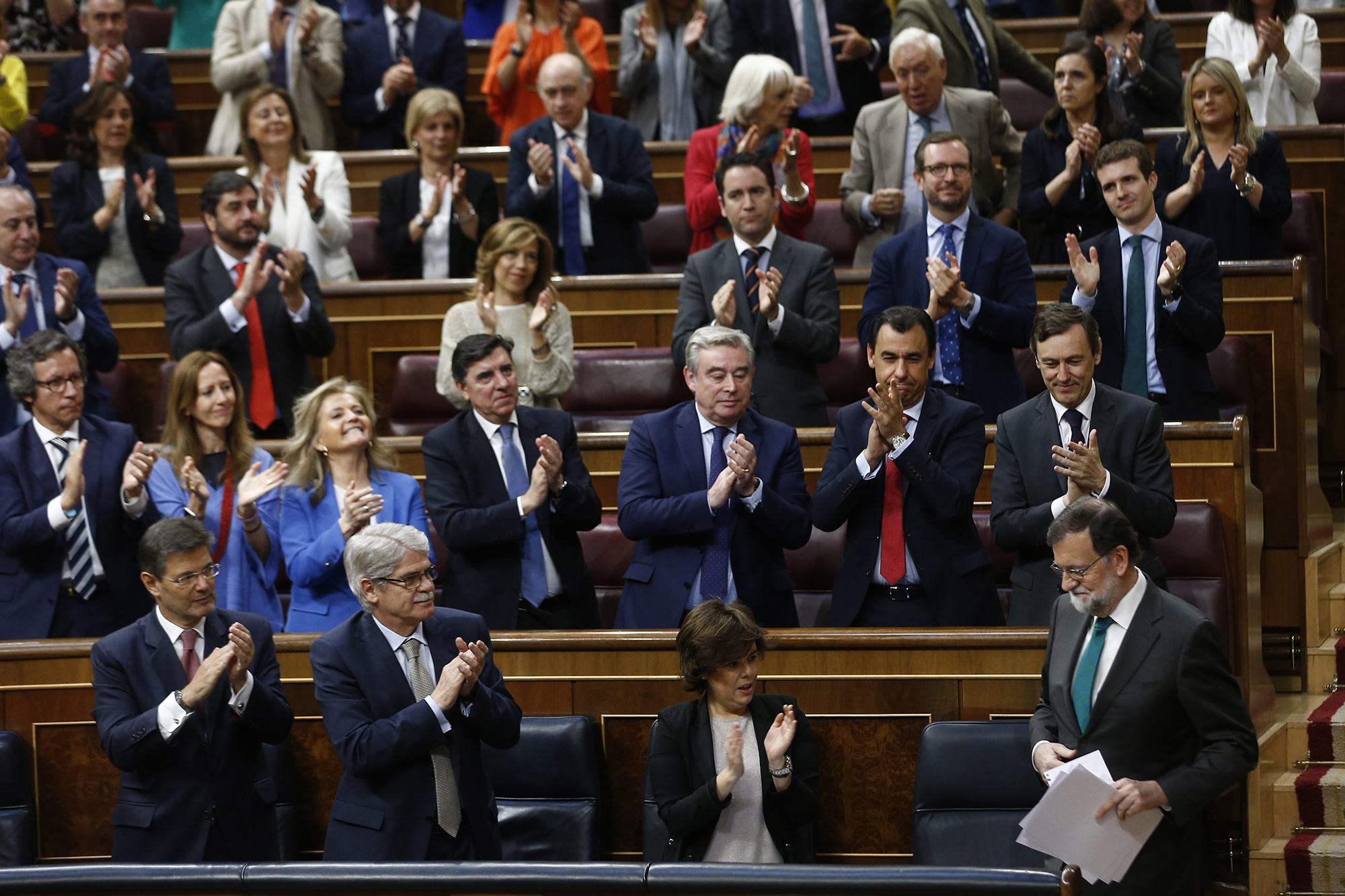 La Moncloa Rajoy Asiste Al Debate De La Moci N De Censura