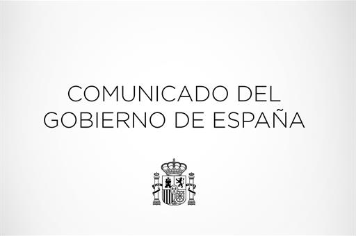 24/02/2022. Comunicado del Gobierno de España