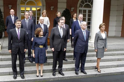 New ministers and the President of The Goverment