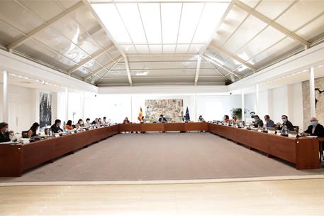 7/07/2020. Reunión del Consejo de Ministros. El presidente del Gobierno, Pedro Sánchez, preside la reunión extrordinaria del Consejo de Ministros.