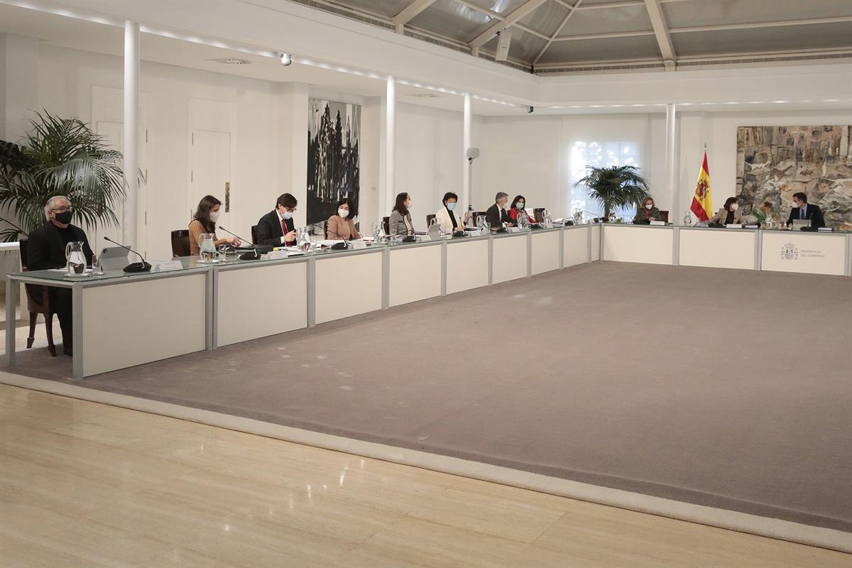 9/12/2020. Reunión del Consejo de Ministros. El presidente del Gobierno, Pedro Sánchez, preside la reunión del Consejo de Ministros.