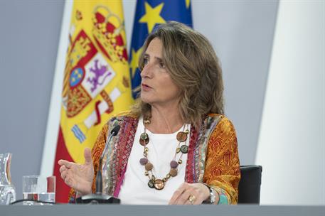 18/10/2022. Rueda de prensa tras el Consejo de Ministros: Isabel Rodríguez y Teresa Ribera