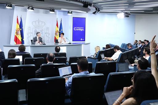 20/06/2023. Press conference after the Council of Ministers. The Government Spokesperson and Minister for Territorial Policy, Isabel Rodrígu...