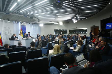 Rueda de prensa posterior al Consejo de Ministros