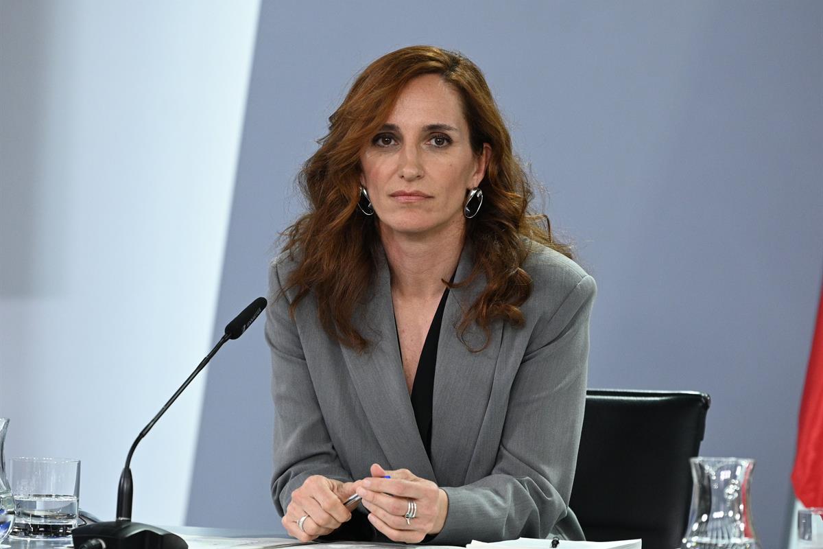 Mónica García durante su intervención