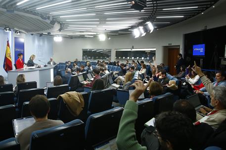 Rueda de prensa posterior al Consejo de Ministros