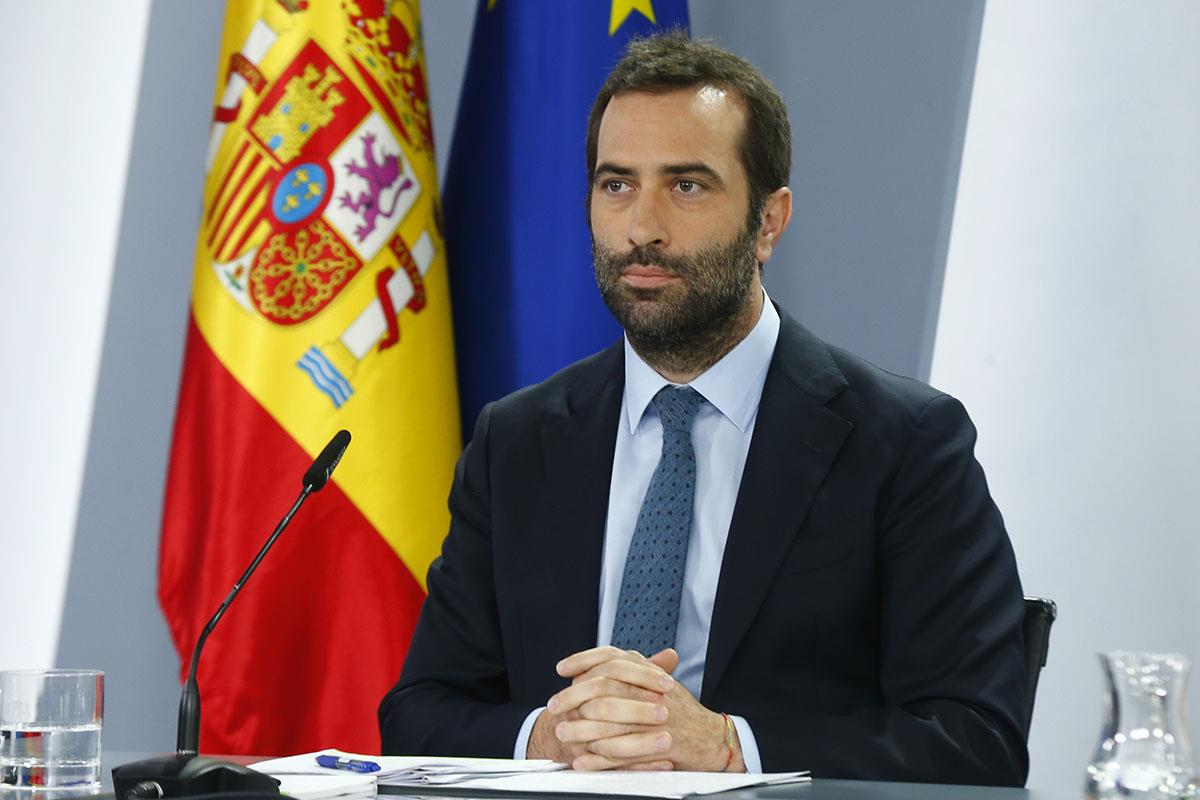 30/07/2024. Carlos Cuerpo. El ministro de Economía, Comercio y Empresa, Carlos Cuerpo, durante la rueda de prensa tras el Consejo de Ministros