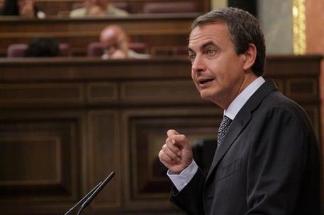 23/08/2011. El presidente informa de las nuevas medidas económicas. El presidente del Gobierno, José Luis Rodríguez Zapatero, en un momento ...