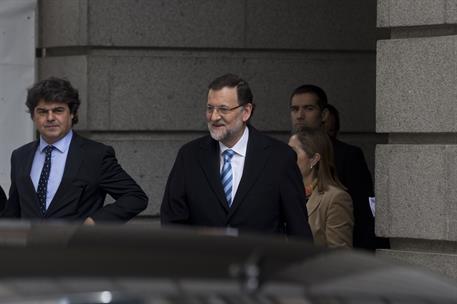 25/02/2014. Rajoy asiste al debate sobre el estado de la nación. El presidente del Gobierno, Mariano Rajoy, asiste al debate sobre el estado...