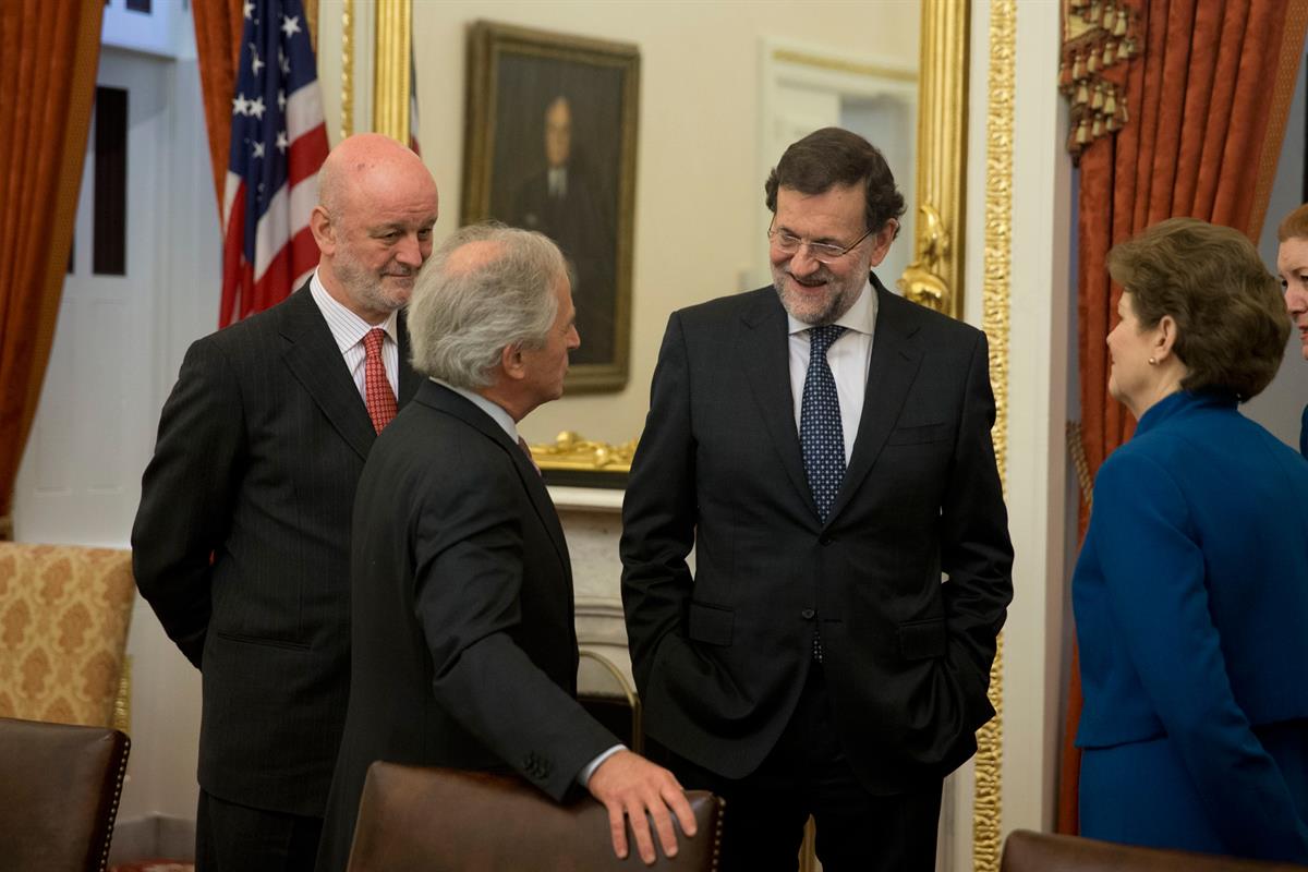 14/01/2014. Rajoy viaja a Estados Unidos en visita oficial. El presidente se ha reunido con miembros de los dos grandes partidos americanos ...