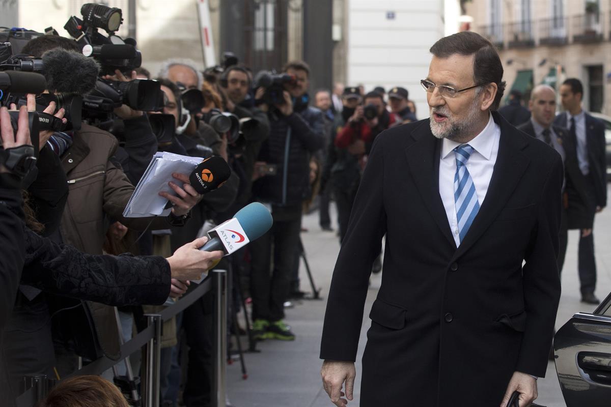 25/02/2014. Rajoy asiste al debate sobre el estado de la nación. El presidente del Gobierno, Mariano Rajoy, durante el debate sobre el estad...