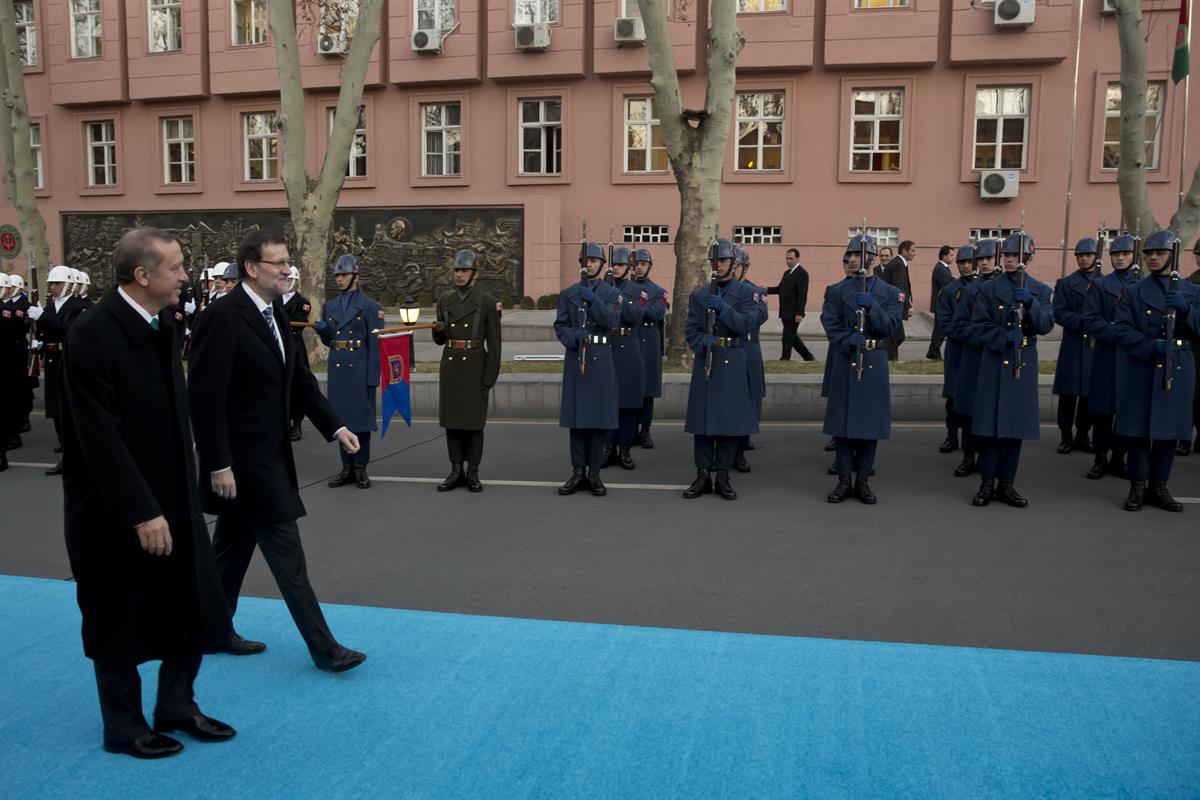 11/02/2014. Rajoy asiste a la V Reunión de Alto Nivel turco-española. El presidente del Gobierno, Mariano Rajoy, se reúne con el primer mini...