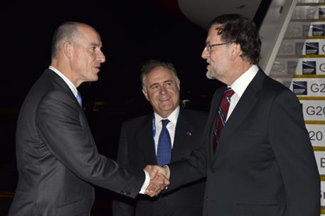 14/11/2014. Mariano Rajoy, a su llegada a Australia para asistir a la Cumbre del G-20