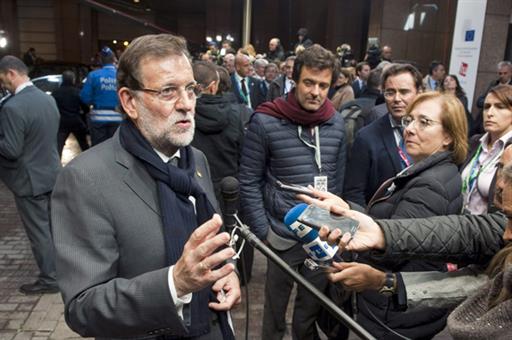 Mariano Rajoy. European Council. 16/10/2015