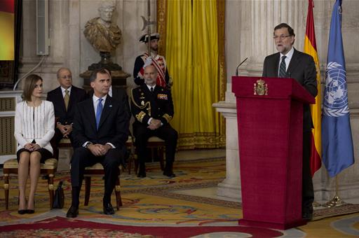 Mariano Rajoy, Their Majesties the King and Queen