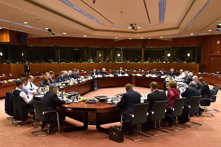 17/03/2016. Rajoy asiste al Consejo Europeo. Reunión de los miembros del Consejo Europeo con el presidente del Parlamento Europeo.