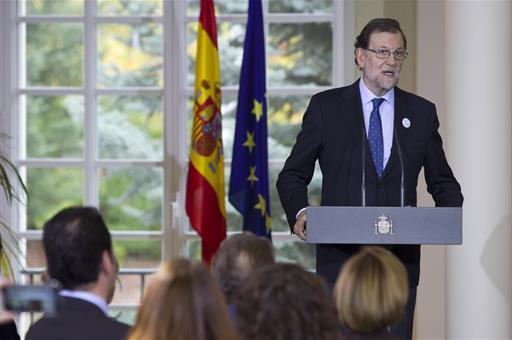 Mariano Rajoy at Moncloa Palace