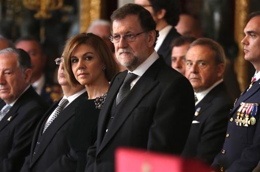 Mariano Rajoy and María Dolores de Cospedal