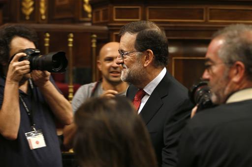 Mariano Rajoy. Lower House of Parliament. 12/07/2017