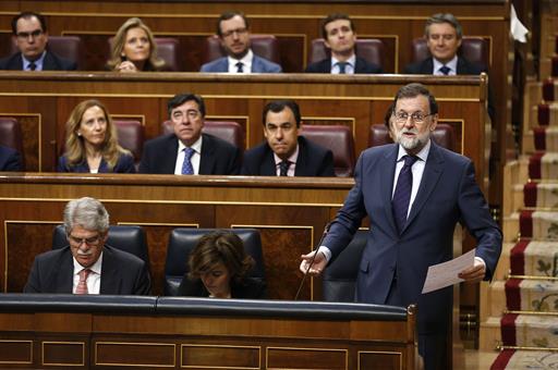 Mariano Rajoy. Lower House of Parliament 17/05/2017