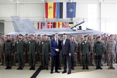 17/07/2017. Rajoy visita al contingente español en Estonia. El Presidente del Gobierno, Mariano Rajoy, y el primer ministro de Estonia, Jüri...