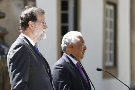 30/05/2017. XXIX Cumbre Luso-Española (Segunda jornada). El presidente del Gobierno Mariano Rajoy y el primer ministro de Portugal António C...
