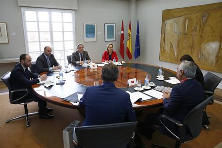 24/04/2018. VI Reunión de Alto Nivel Hispano-Turca. El ministro de Interior, Juan Ignacio Zoido, junto a su homólogo turco, durante la reuni...
