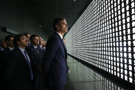 28/08/2018. Viaje del presidente a Latinoamérica. Segunda jornada. El presidente del Gobierno, Pedro Sánchez, durante su visita al Museo de ...