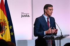 El presidente del Gobierno, Pedro Sánchez, pronuncia una conferencia en la Casa de América