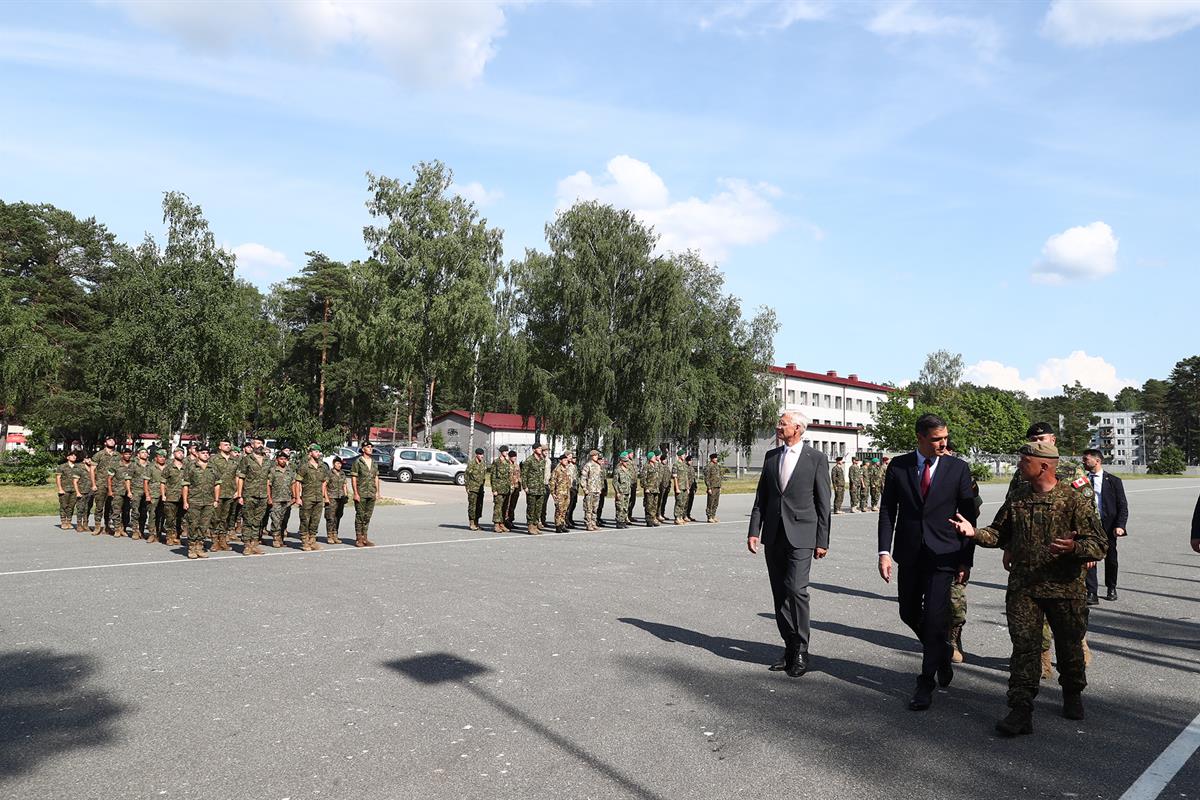 7/07/2021. Viaje del presidente del Gobierno a Letonia. El presidente del Gobierno, Pedro Sánchez, y el primer ministro de Letonia, Arturs K...