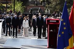 11/03/2021. Sánchez asiste al acto de Estado con motivo del Día Europeo de las Víctimas del Terrorismo. El presidente del Gobierno, Pedro Sá...