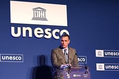 12/11/2021. Foro por el 75º Aniversario de UNESCO. Intervención de Pedro Sánchez en el Foro por el 75º Aniversario de UNESCO, dentro del mar...