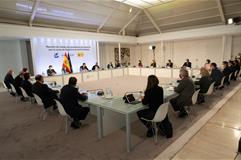 Reunión del presidente Pedro Sánchez con la American Chamber of Commerce in Spain