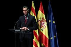 Pedro Sánchez durante su intervención