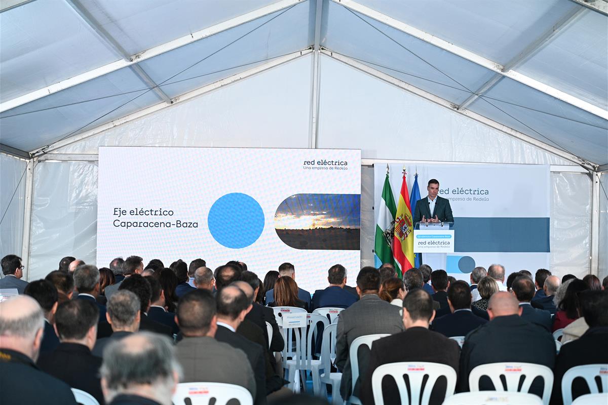 9/11/2022. Pedro Sánchez participado en el acto de inauguración de la subestación eléctrica de Red Eléctrica Española. Intervención de Pedro...