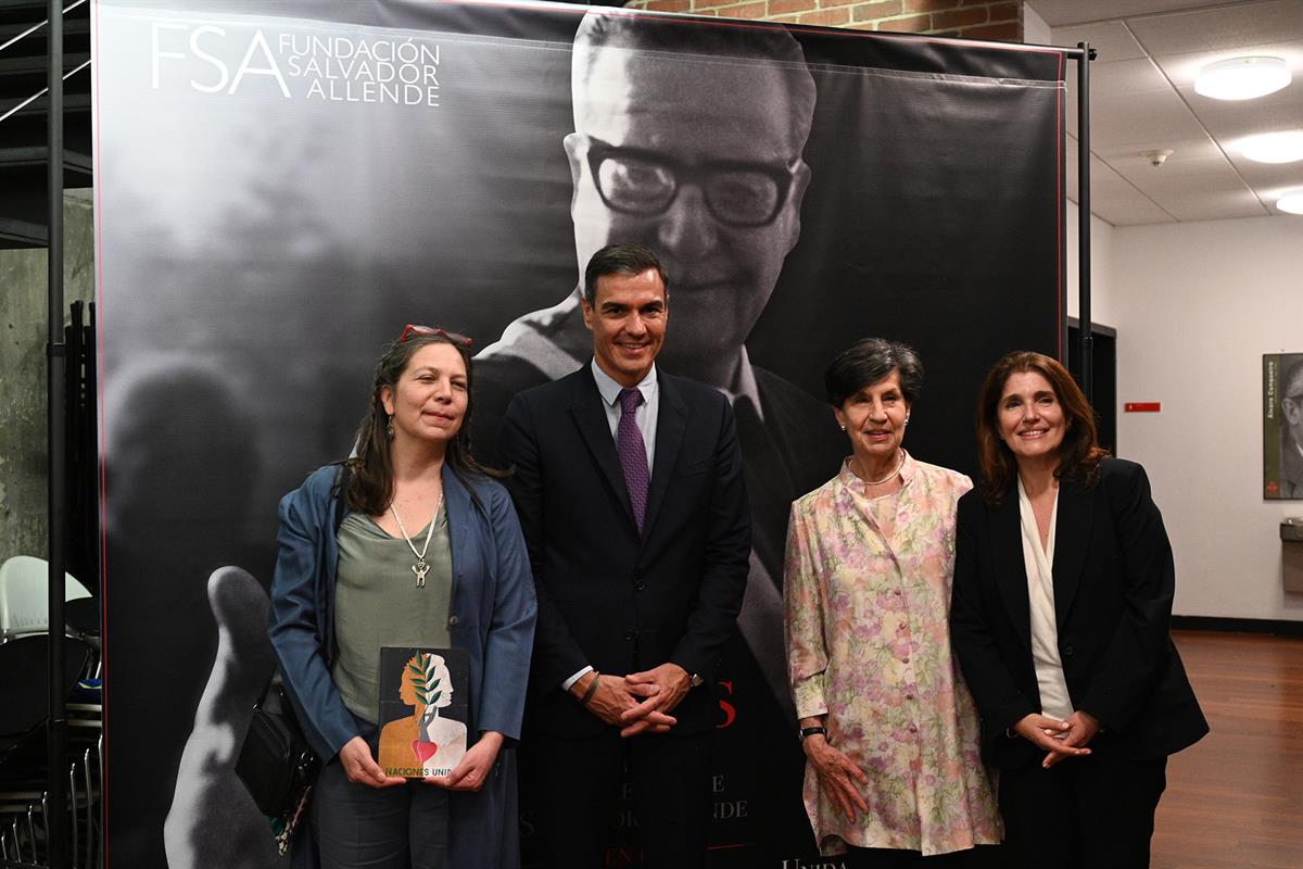 21/09/2022. Pedro Sánchez participa en un homenaje al 50º aniversario del discurso de Salvador Allende ante las Naciones Unidas