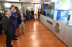 22/07/2022. Pedro Sánchez visita el Centro Nacional de Seguimiento y Coordinación de Emergencias (CENEM). Pedro Sánchez durante su visita al...