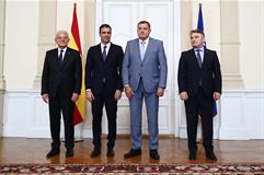 Encuentro de Pedro Sánchez con los presidentes de la República de Serbia