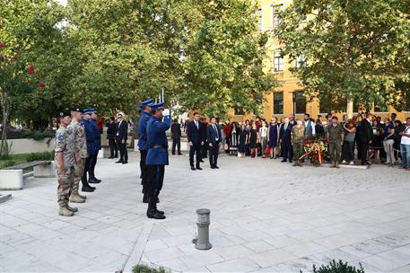 30/07/2022. El presidente del Gobierno acude al homenaje a los caídos españoles. El presidente del Gobierno acude al homenaje a los caídos españoles