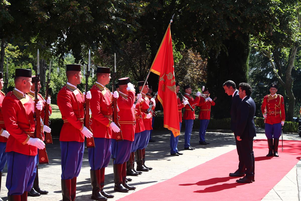 31/07/2022. Visita de Pedro Sánchez a Montenegro. Visita de Pedro Sánchez a Montenegro