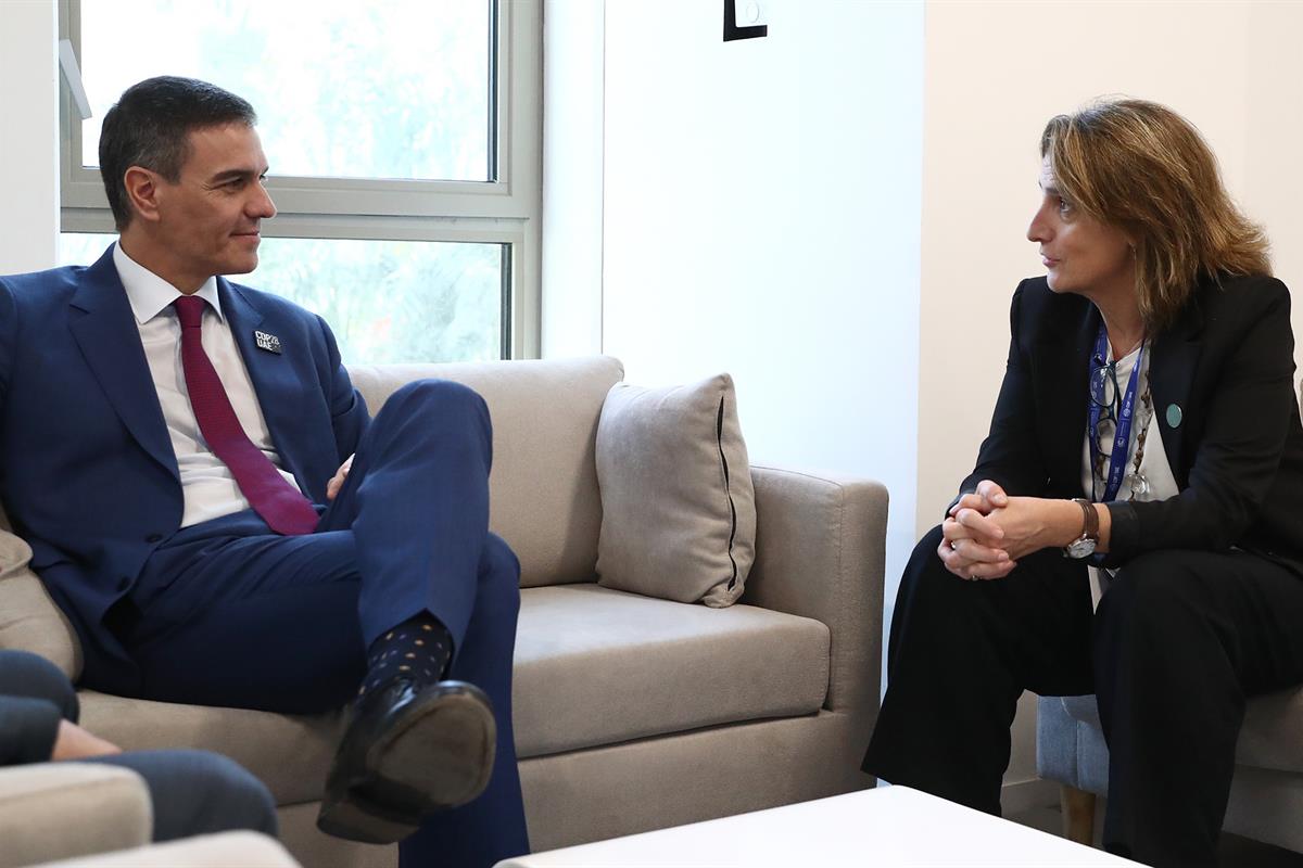 1/12/2023. Pedro Sánchez participa en la Conferencia de las Naciones Unidas sobre Cambio Climático (COP28). El presidente del Gobierno, Pedr...