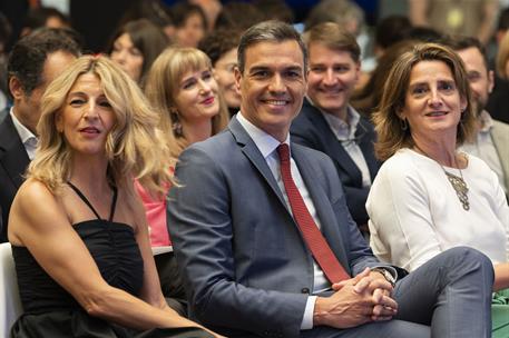 15/06/2023. Pedro Sánchez presenta las prioridades de la Presidencia esañola de la Unión Europea. El presidente del Gobierno, Pedro Sánchez,...