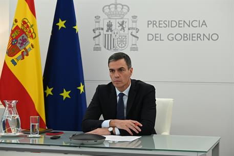 17/10/2023. Pedro Sánchez participa en la reunión extraordinaria del Consejo Europeo. El presidente del Gobierno en funciones, Pedro Sánchez...
