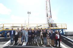 11/03/2023. Pedro Sánchez visita la base de lanzamiento de PLD Space, en el Instituto Nacional de Técnica Aeroespacial