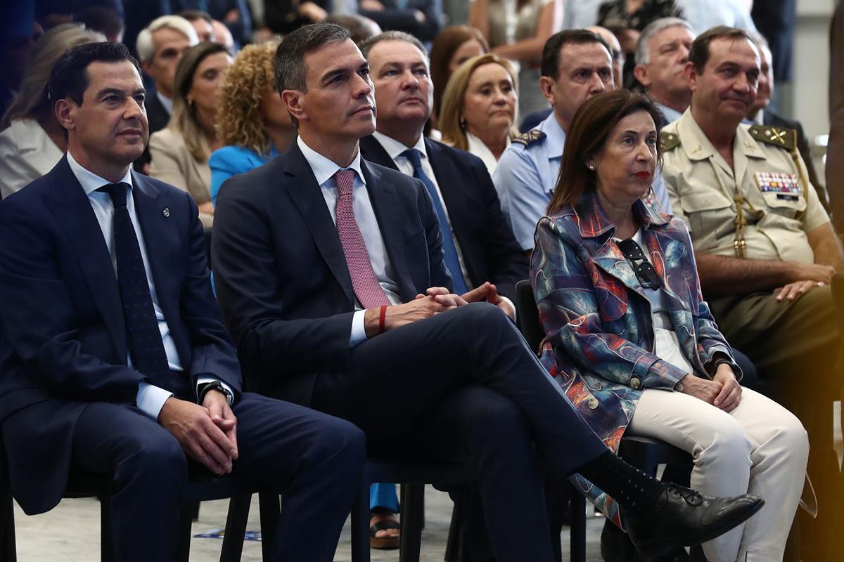 1/10/2024. Pedro Sanchez en instalaciones del Centro de Ensayos de Sistemas Aéreos no Tripulados. El presidente del Gobierno, Pedro Sánchez,...