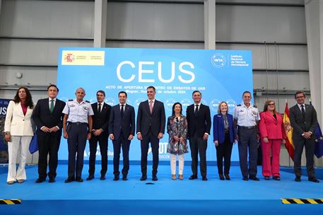 1/10/2024. Pedro Sanchez en instalaciones del Centro de Ensayos de Sistemas Aéreos no Tripulados. El presidente del Gobierno, Pedro Sánchez,...