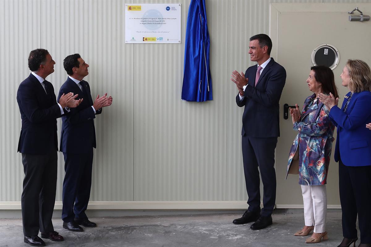 1/10/2024. Pedro Sanchez en instalaciones del Centro de Ensayos de Sistemas Aéreos no Tripulados. El presidente del Gobierno, Pedro Sánchez,...