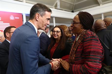 5/12/2024. Pedro S&#225;nchez preside el acto de presentaci&#243;n de la Estrategia Espa&#241;a-&#193;frica 2025-2028. El presidente del Gobierno, Pedro S&#225;nchez...