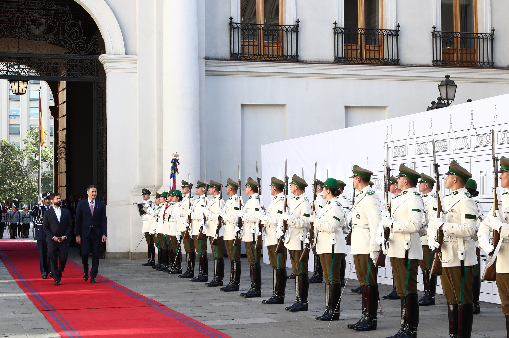 La Moncloa. 08/03/2024. Spain and Chile seal their alliance for