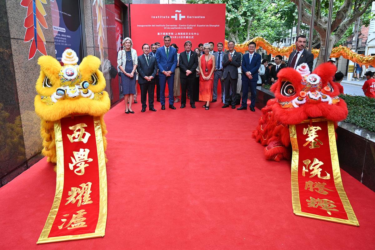 10/09/2024. Pedro Sanchez travels to China. The President of the Government of Spain, Pedro Sánchez, during the inauguration ceremony of the...